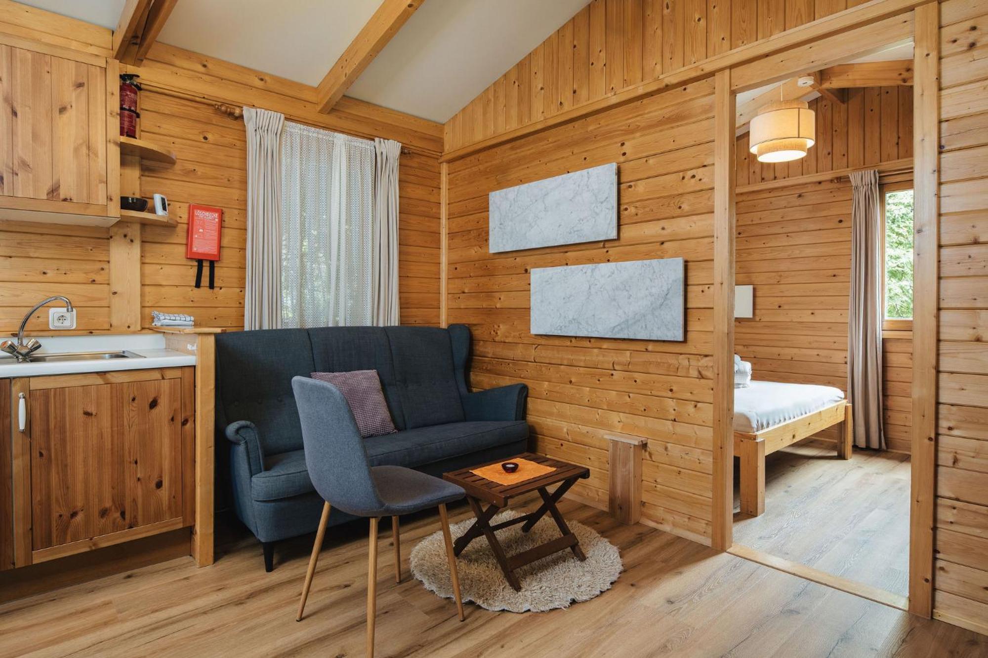 Camping Dreilaendereck Blockhuetten & Apartments Ried im Oberinntal Bagian luar foto