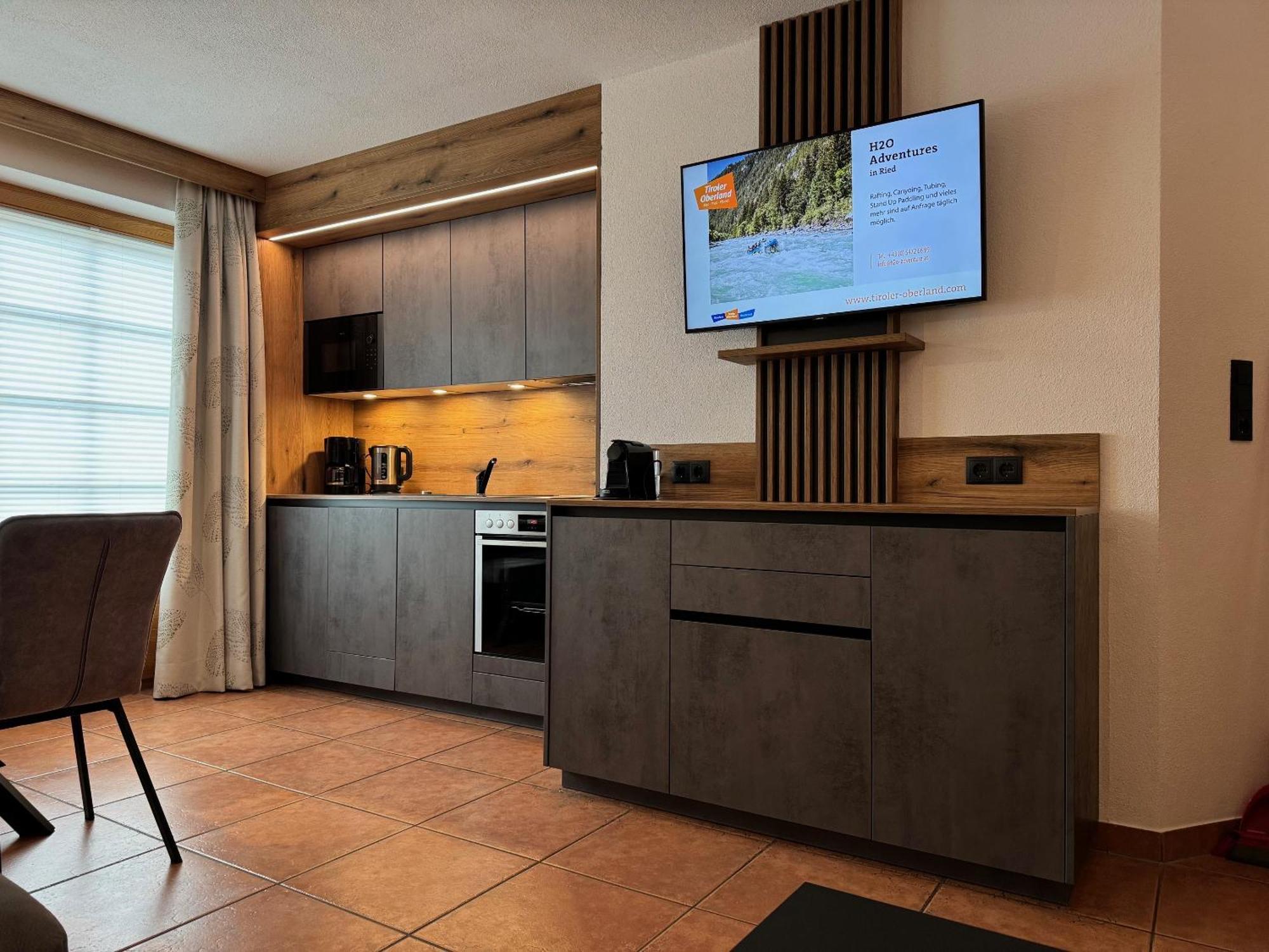 Camping Dreilaendereck Blockhuetten & Apartments Ried im Oberinntal Bagian luar foto