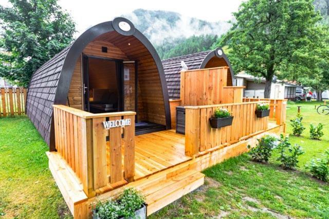 Camping Dreilaendereck Blockhuetten & Apartments Ried im Oberinntal Bagian luar foto