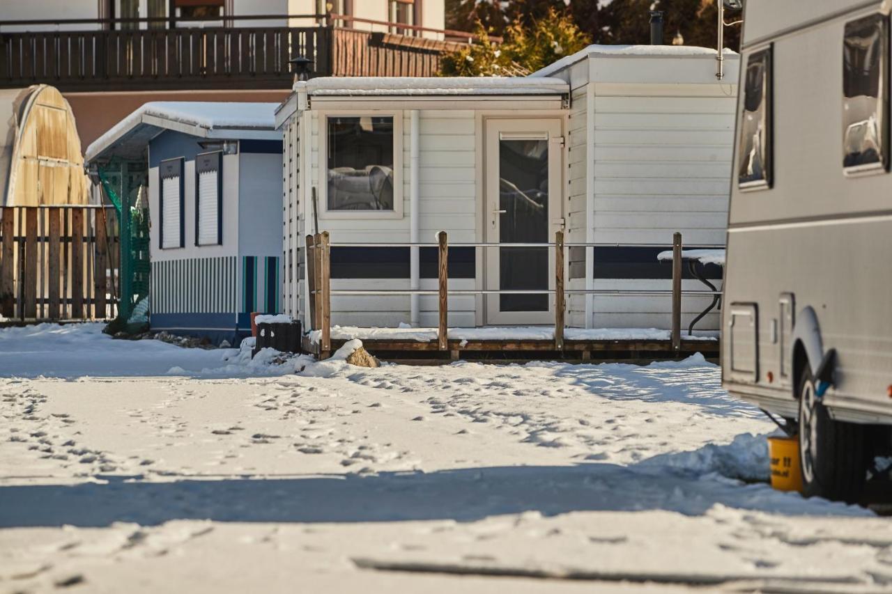 Camping Dreilaendereck Blockhuetten & Apartments Ried im Oberinntal Bagian luar foto